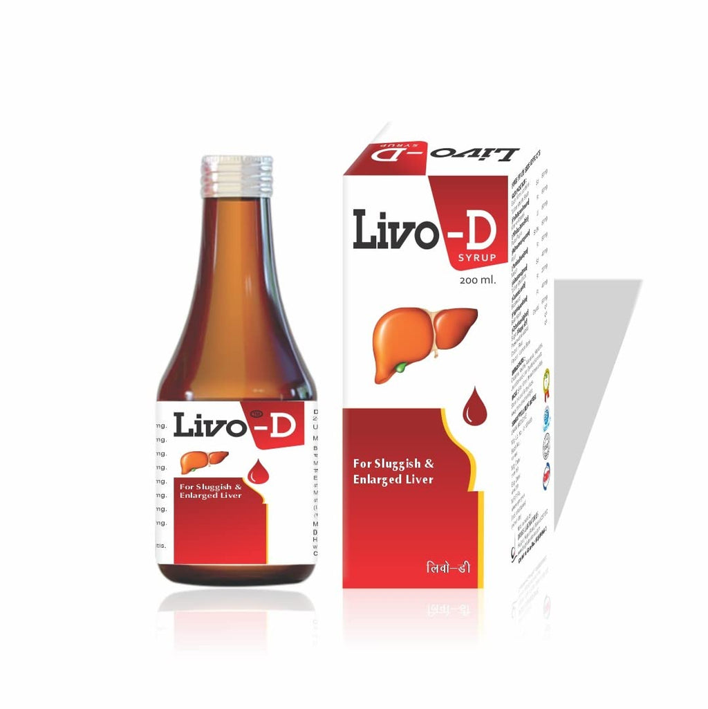 Livo-D Syrup For Liver 450 ML | Helps with Liver Detoxification | Improves Digestion| Immunity and Metabolism | For Men & Women | Pack of 1