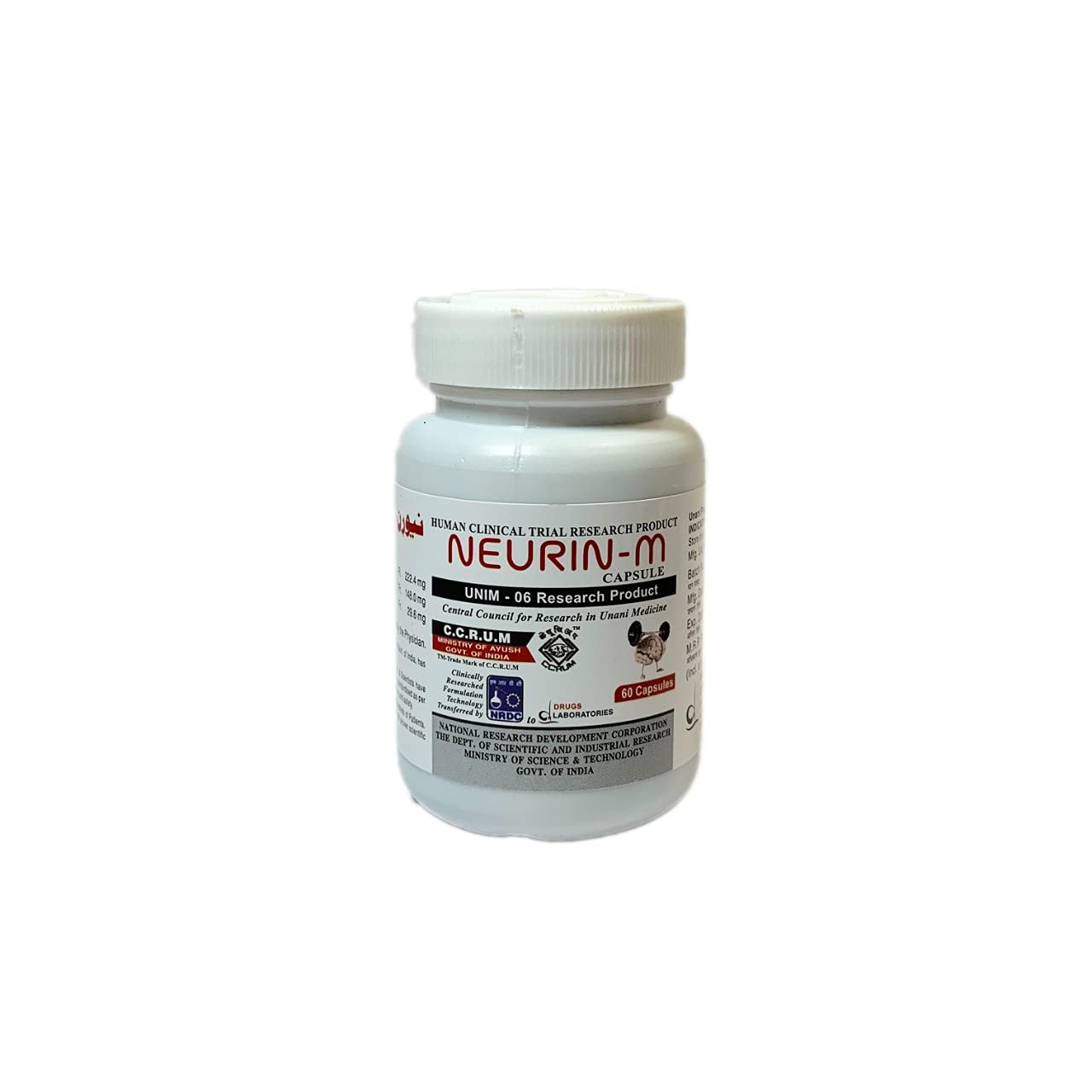 Drugs Lab Neurin-M Capsules For Healthy Brain Function - 60 Capsules