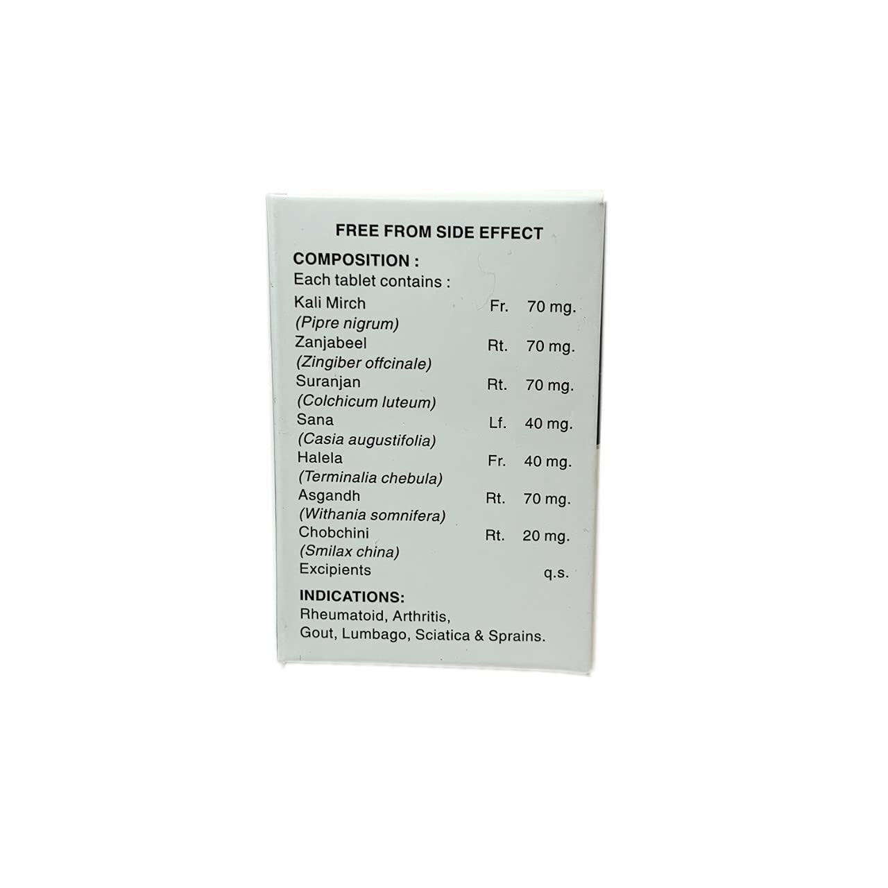 Drugs Lab Herbogin Tablets For Joint Pain - 60 Tablets