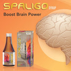 Spaligo Tonic For Brain  450 ML Syrup | Helps with Focus | Memory | Clarity | Suitable for Men, Women & Children