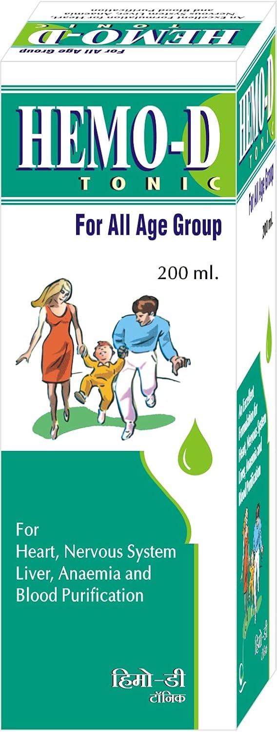 Drugs Lab Hemo-D Blood Purifier Tonic 200 ML (Pack of 2)