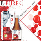 B.Pure Blood Purifier – 200ml Syrup | Reduces Pimples and blemishes | Prevents Acne | Remove Allergy 100% Safe, Ayurvedic Formula for Glowing Pimple free skin | Pack of 2