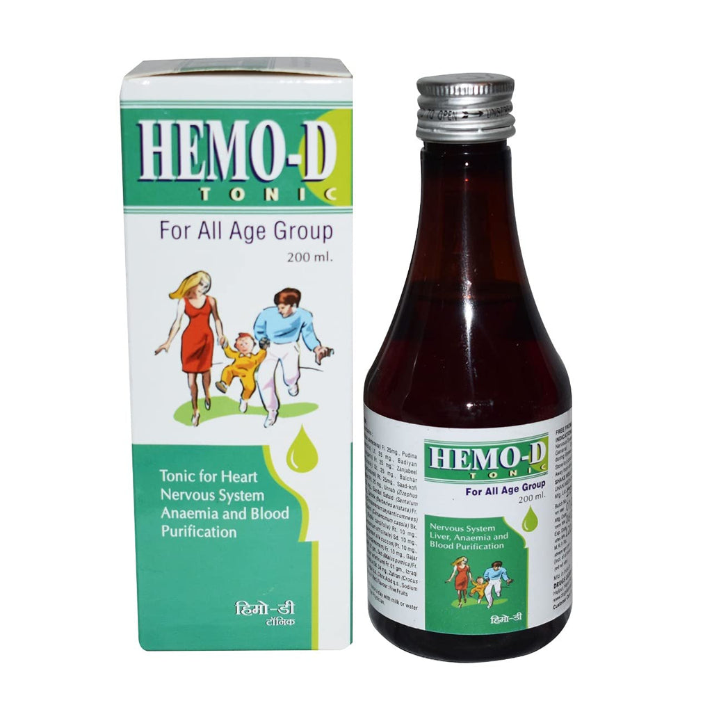 Drugs Lab Hemo-D Blood Purifier Tonic 200 ML (Pack of 2)