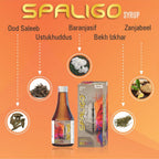 Spaligo Tonic For Brain  450 ML Syrup | Helps with Focus | Memory | Clarity | Suitable for Men, Women & Children