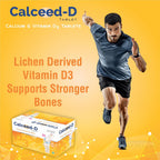 Drugs Lab Calceed-D Vegan Vitamin D3 Supplement, Plant-Based Lichen-Derived Cholecalciferol, Bone Support