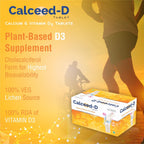 Drugs Lab Calceed-D Vegan Vitamin D3 Supplement, Plant-Based Lichen-Derived Cholecalciferol, Bone Support