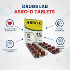 Drugs Lab ASRO-D Tablets | High BP | Palpitation | Insomnia | 100 Tablets