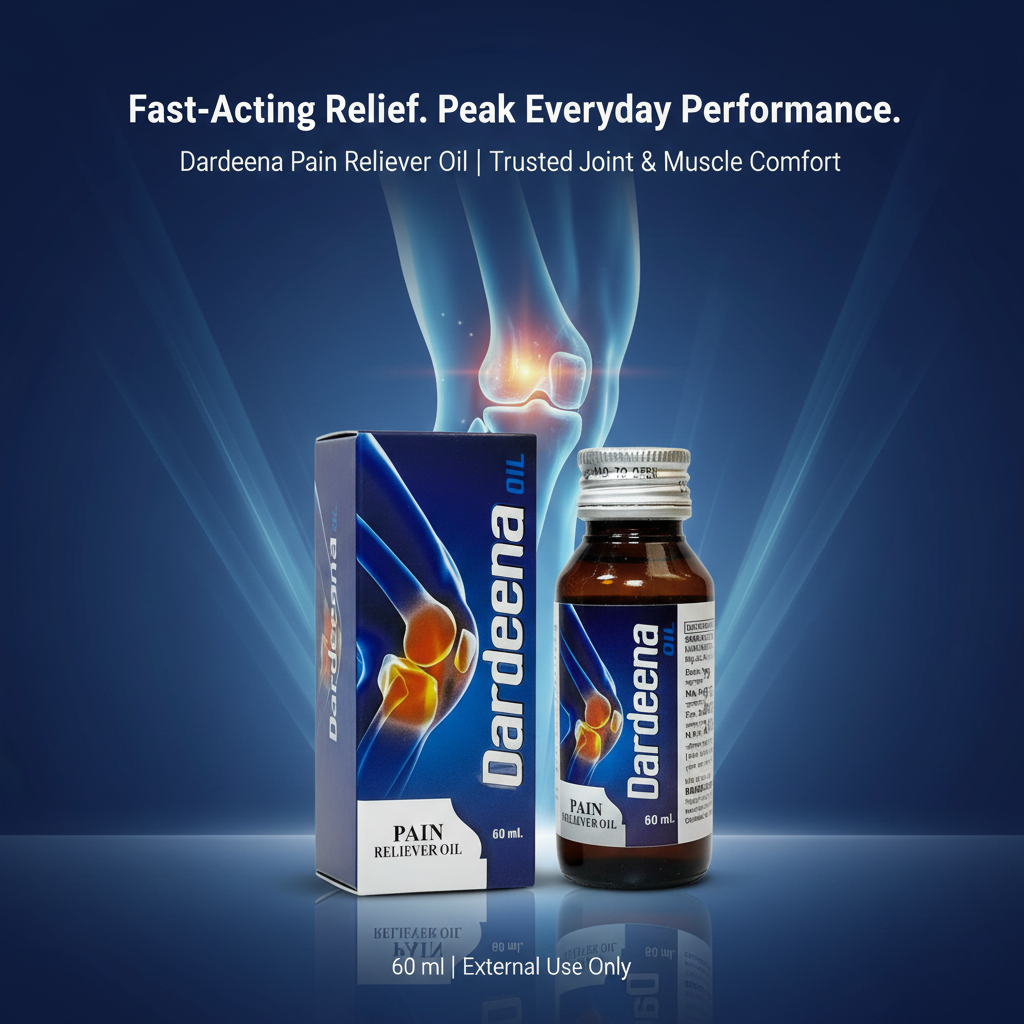 Drugs Lab Dardeena Pain Relief Oil 60 ML Pack of 2