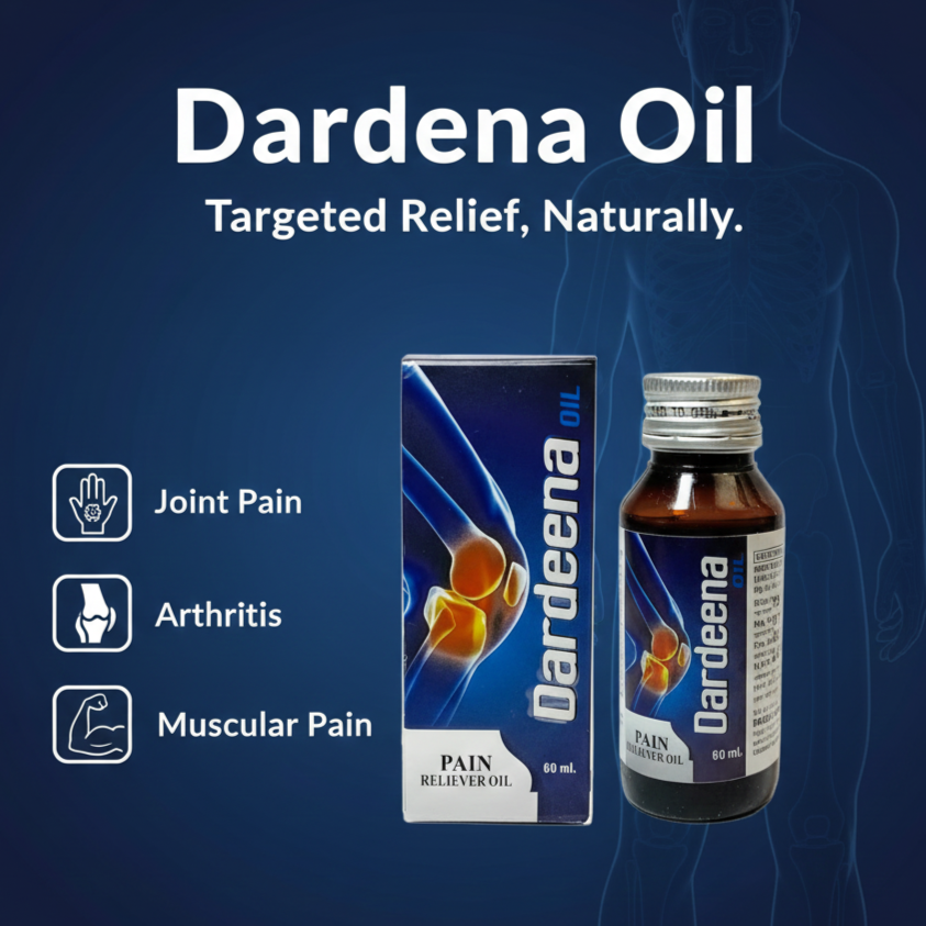 Drugs Lab Dardeena Pain Relief Oil 60 ML Pack of 2