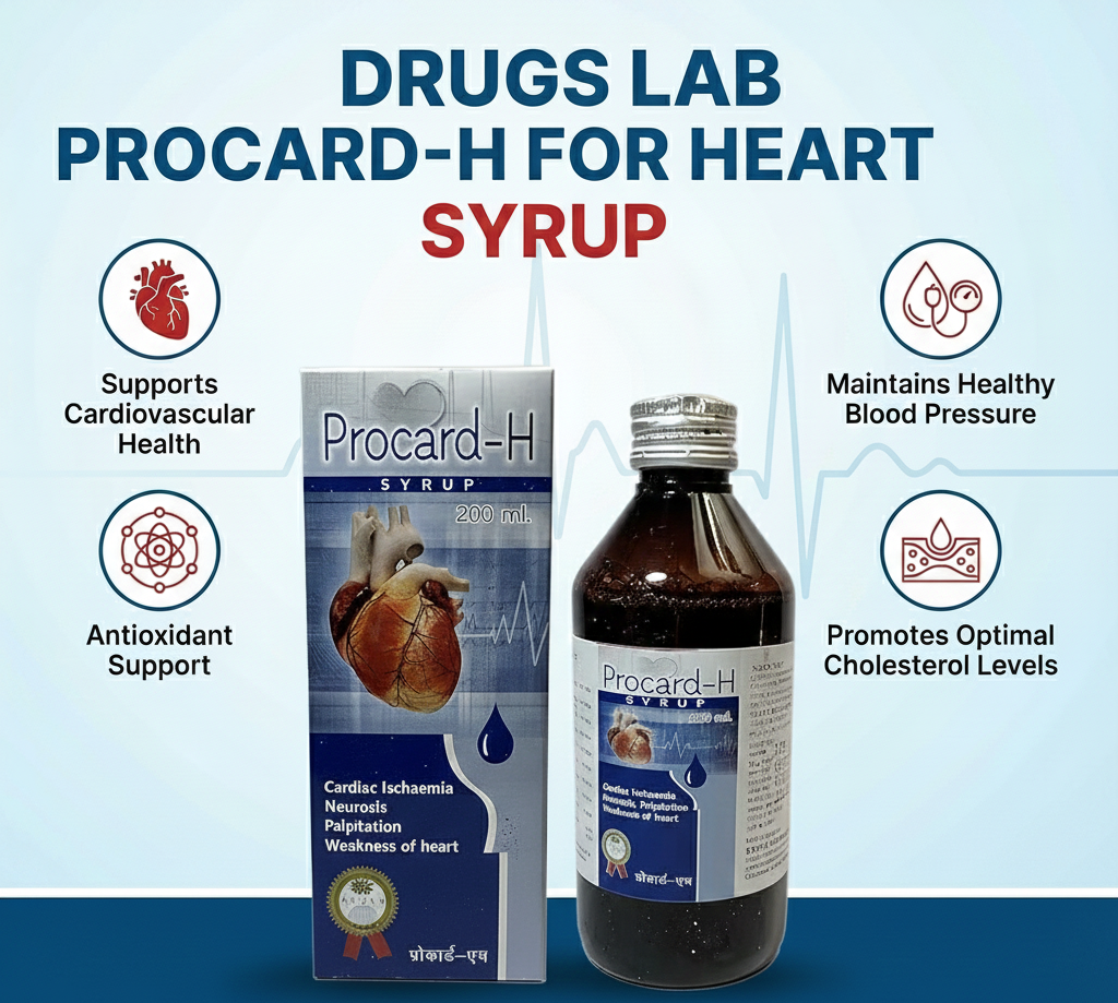 Drugs Lab Procard-H Syrup For Heart 200 ML
