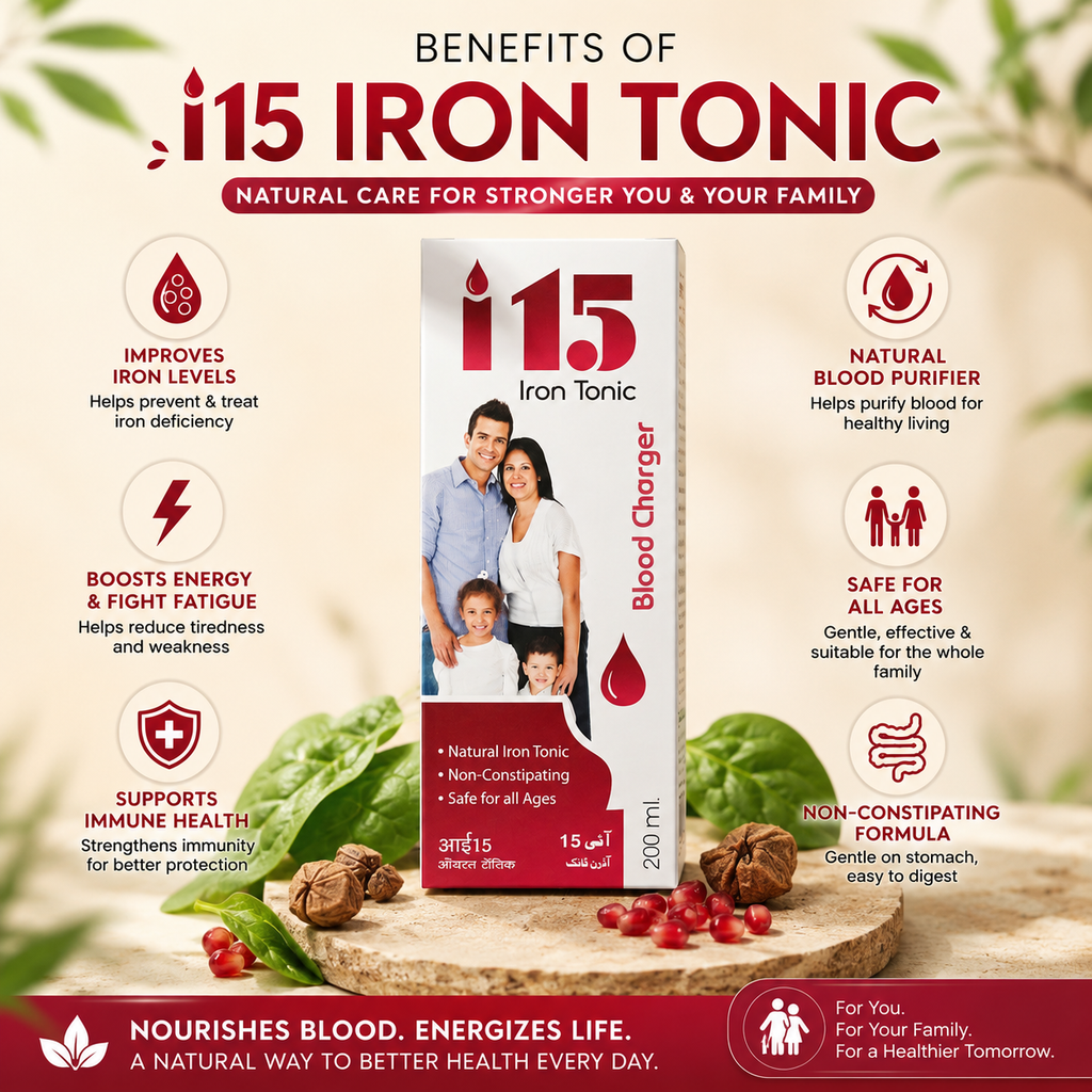 i15 Iron Tonic - Benefits Infographic
