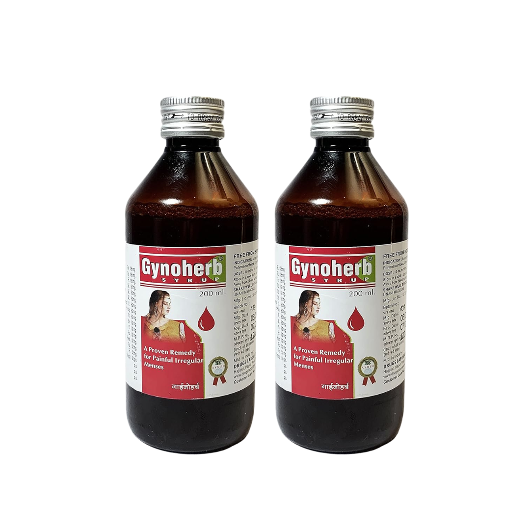 Drugs Lab Gynoherb Syrup 200 ML (Pack of 2)
