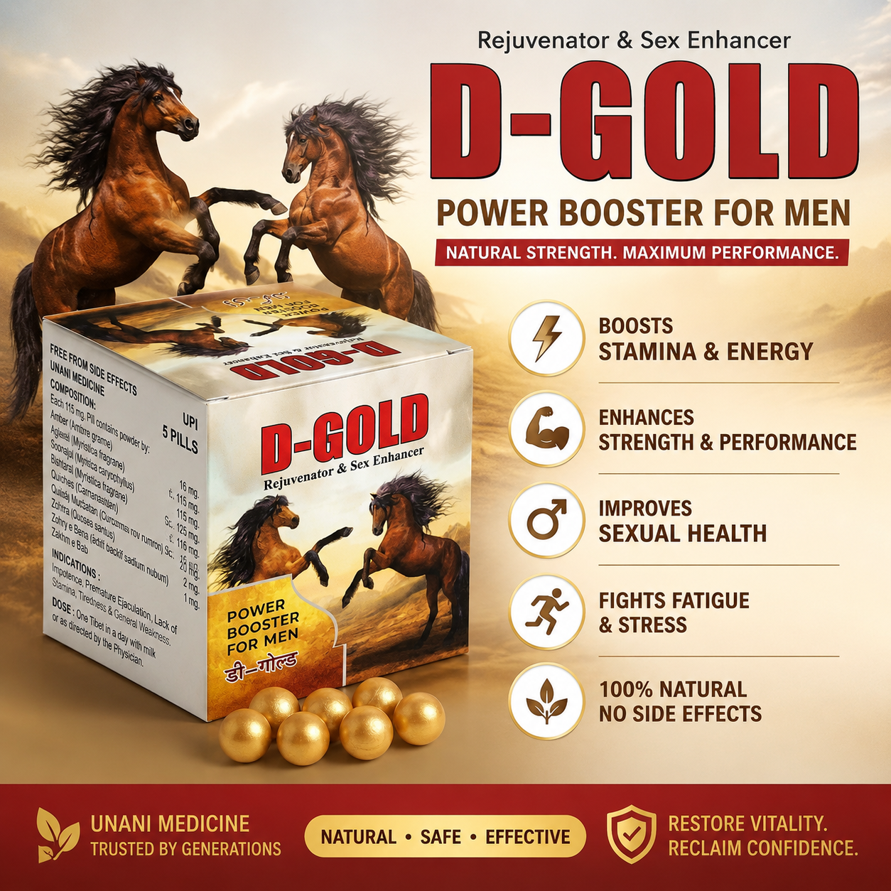 D-Gold - Benefits Infographic