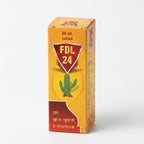 FDL 24 Lotion - Woman Holding Product