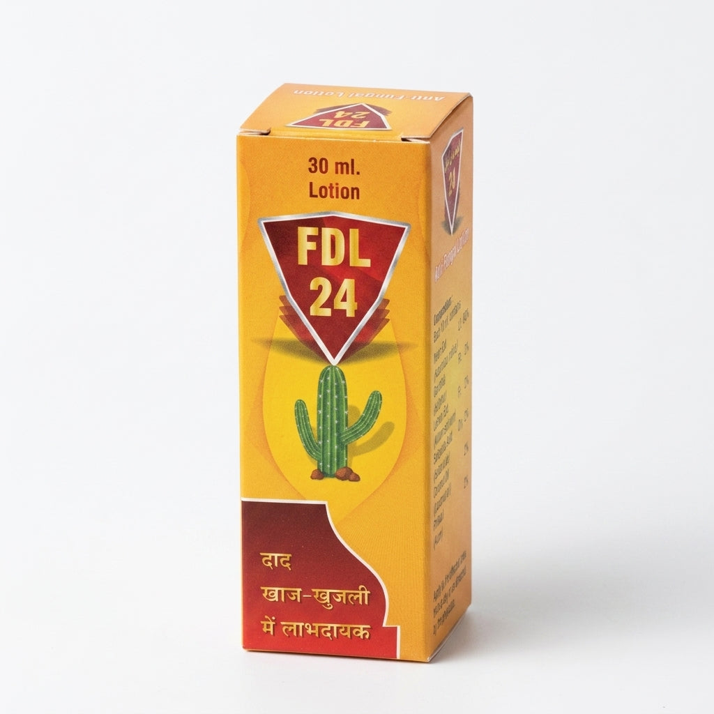 FDL 24 Lotion - Woman Holding Product