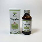 Vocalax Syrup - Woman Holding Bottle Lifestyle Shot