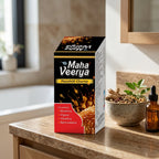 Maha Veerya - Flat Lay with Herbs and Mortar