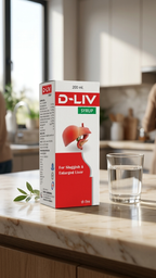 D-Liv Syrup with herbal ingredients
