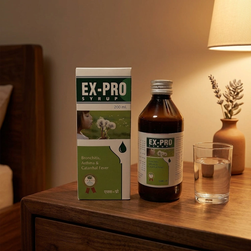 EX-PRO Syrup 200ml - White Background Product Shot