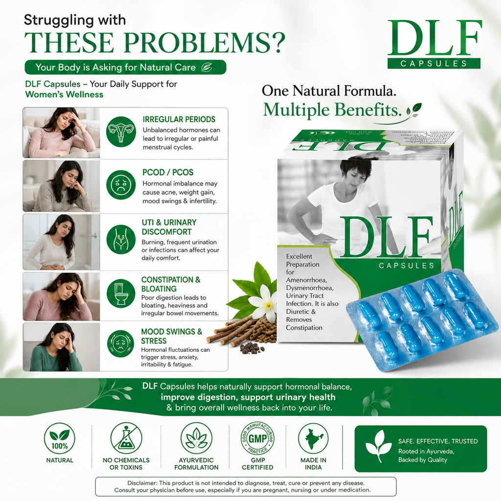 DLF Capsules - Women's Problems Infographic